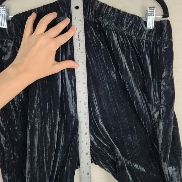 Soft Surroundings Pants Womens L Black High Waist Pull On Minimalist Lagenlook - Picture 9 of 9